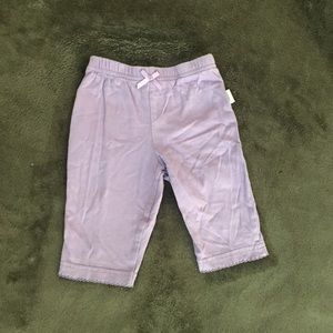 Purple baby girl leggings